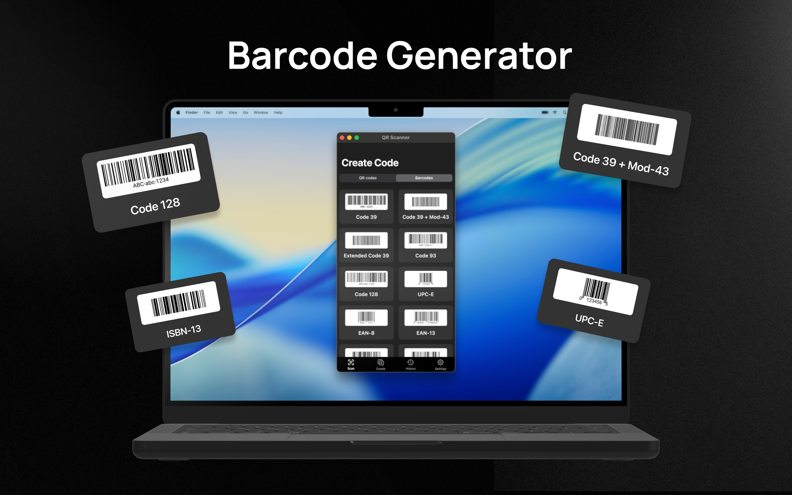 Barcode Generator on Mac
